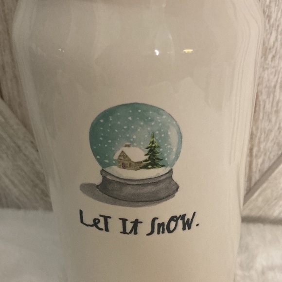 Rae Dunn Let it Snow Canister - Picture 3 of 6